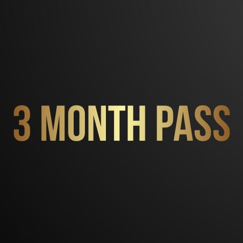 3 Month Pass | Save 33%